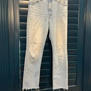 MOTHER Denim - The Hustler Ankle Fray - Size 32